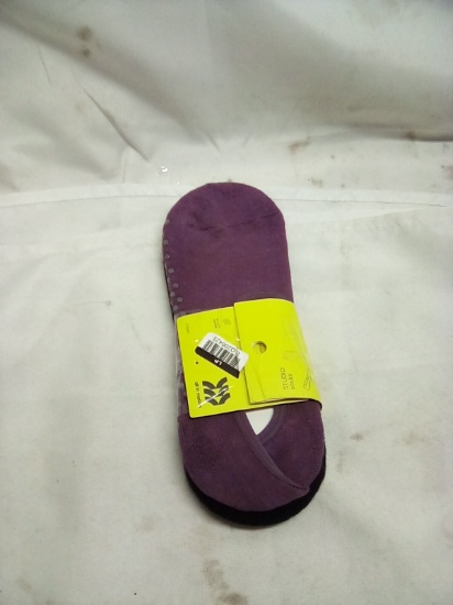 All in Motion Studio Socks with Grips Qty 2 Pairs