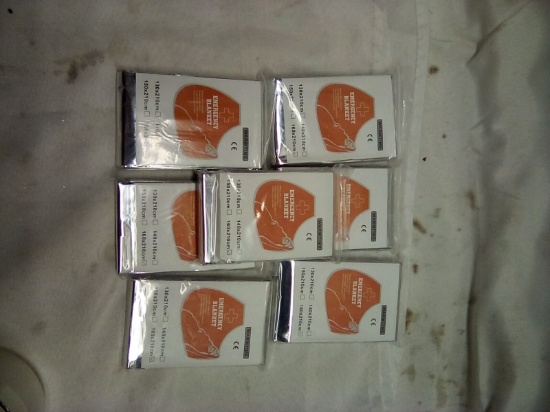 Warmtime Emergency Warming Blanket 160x 210 cm Qty 7 packs of 6
