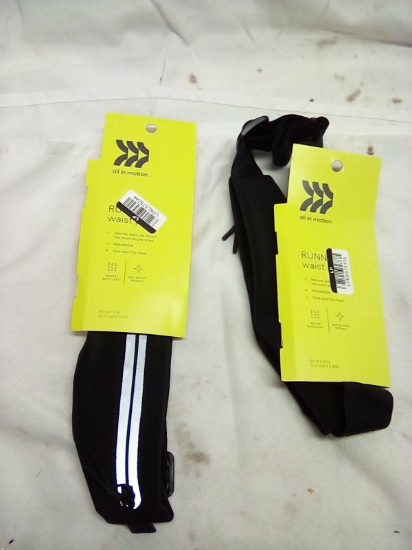 All in Motion Running Waist Pack Qty 2