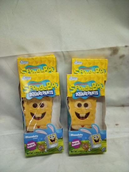 Spongebob Squarepants Chocolate Candy 2.5oz Qty 4