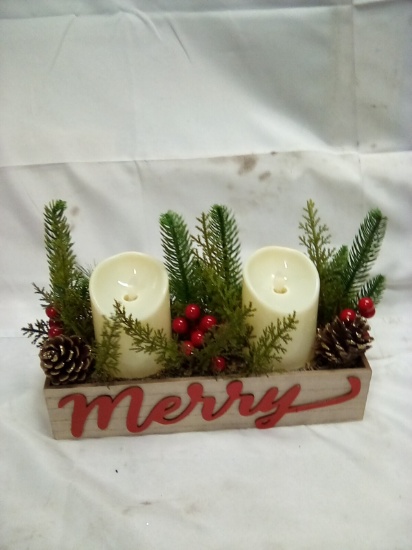 Holiday Style LED Candle Arrangement