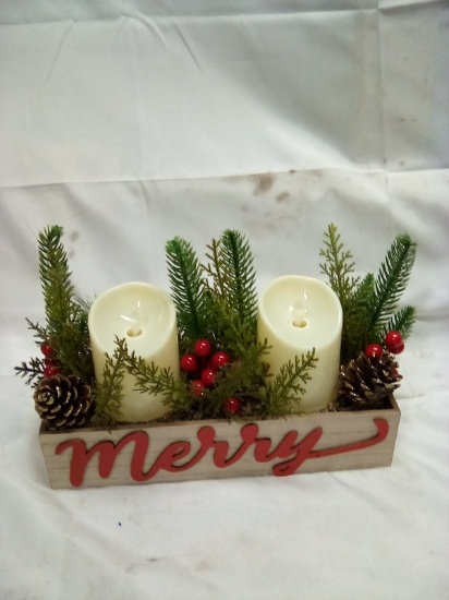 Holiday Style LED Candle Arrangement