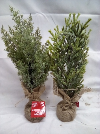 Artificial Tree Decor Qty 2