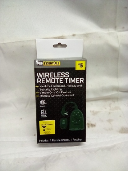 Pro Essentials Wireless Remote Time