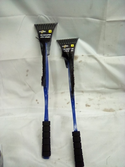 Ice Scraper with Brush Qty 2