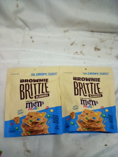 Brownie Brittle Blondies with M&Ms 4oz Bags Qty 2 Bags