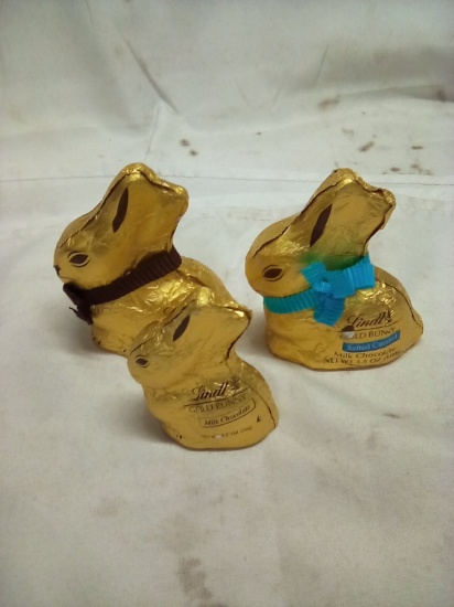 Lindt Golden Chocolate Bunny Qty 3