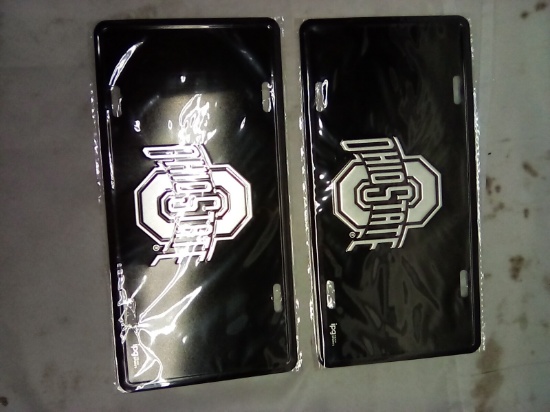 Ohio State License Plate Qty 2
