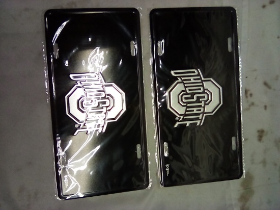 Ohio State License Plate Qty 2