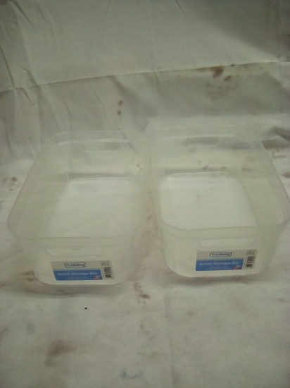 True Living Storage Bins 2 Bins 12.25” x 8” x 4.25”