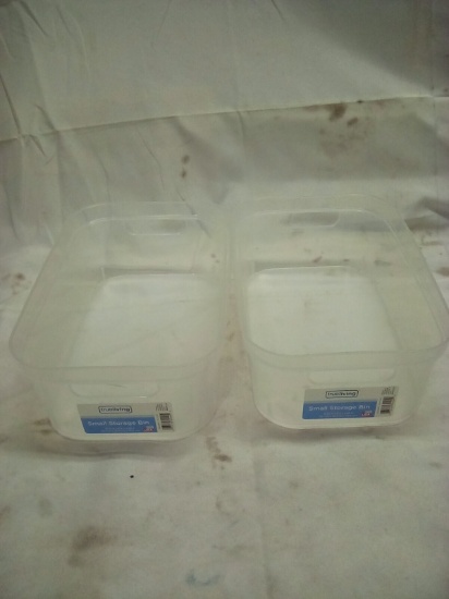 True Living Storage Bins 2 Bins 12.25” x 8” x 4.25”