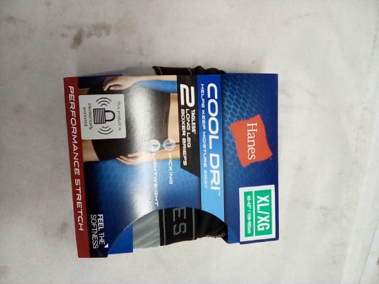 Hanes Cool Dri Boxer Breifs 2 pack Size XL