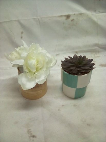 Faux Plants Qty 2