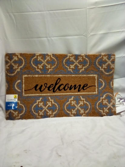 True Living Welcome Mat 18” x 30”