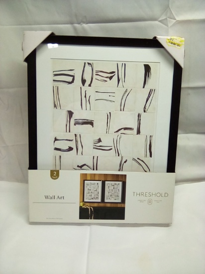 Threshold Framed Wall Art 2 Piece Set 16” x 20”