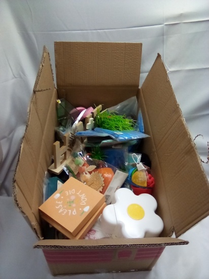Misc Box of Goods Box Size 22” x 13” x 11”
