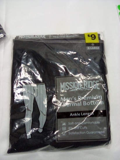 Mission Ridge Mens premium Thermal Bottoms Size XL