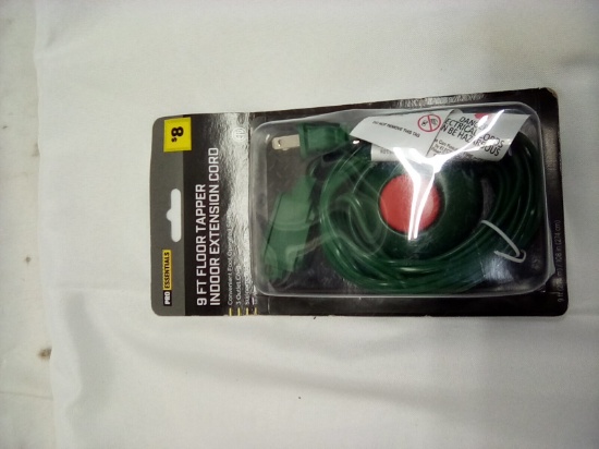 Pro Essentials 9ft Floor Tapper Indoor Extension Cord
