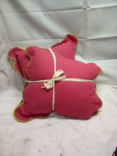 Pink Decorative Pillows Qty 2