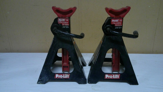 Set of 2 Tone Pro-Lift Jack Stands