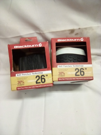 Blackburn 26” Anti Puncture Bike Tire Qty 2