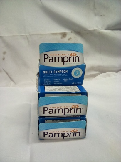 Pamprin 40 Caplets Qty 10 Bottles (Exp 11/25)