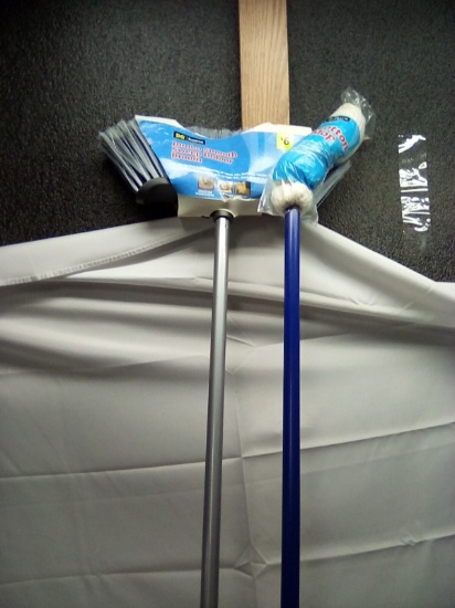 Jumbo Indoor Broom and Cotton Mop