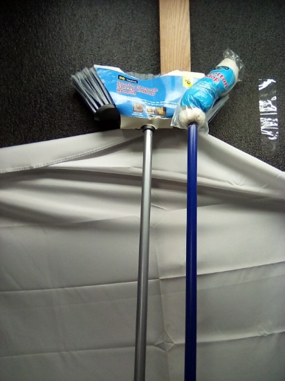 Jumbo Indoor Broom and Cotton Mop