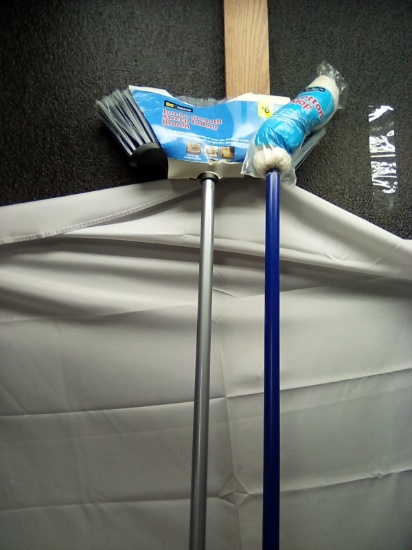 Jumbo Indoor Broom and Cotton Mop