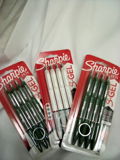 Sharpie S Gel Pens 4 Pens Qty 3 Packs