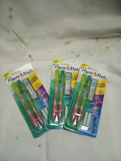 Papermate Mechanical Pencils 2 Pencils Qty 3 Packs