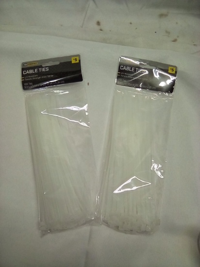 Cable Ties 100 Ties 8” L x 0.14” W