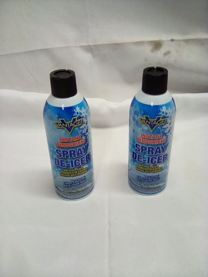 Vantage Instant Windshield Spray De-Icer Qty 2