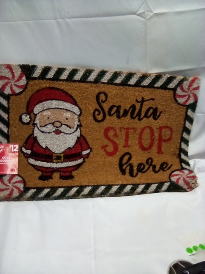 Holiday Style Coir DoorMat Indoor/Outdoor Use 18” x 27”