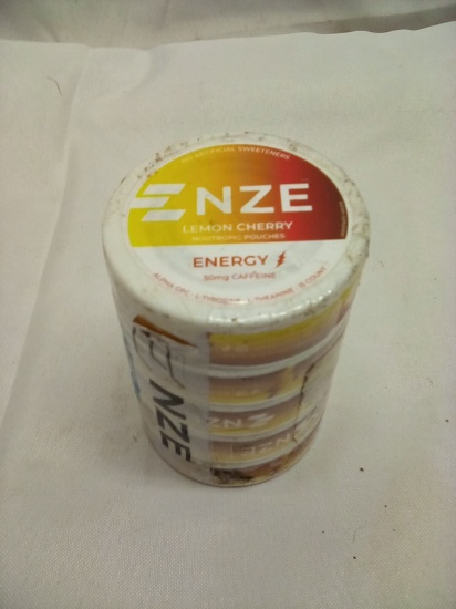 5 Containers 15ct Enze Lemon Cherry Nootropic Pouches