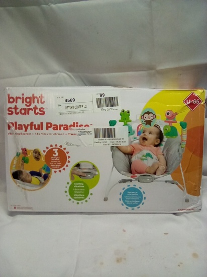 Bright Starts Playful Paradise Vibrating Bouncer