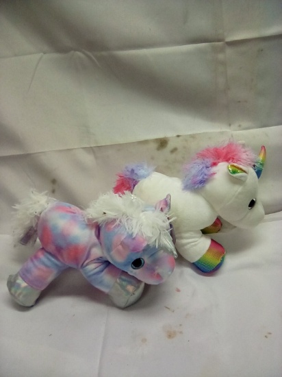 Qty 2 Unicorn Plushie