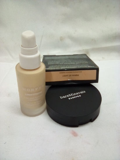 Morphe Lightform Foundation Light04W/Bare Minerals BarePro Light25Warm