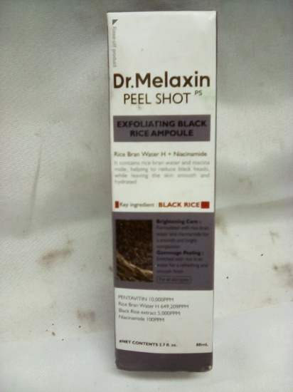 Dr Melaxin Peel Shot Exfoliating Black Rice Ampoule