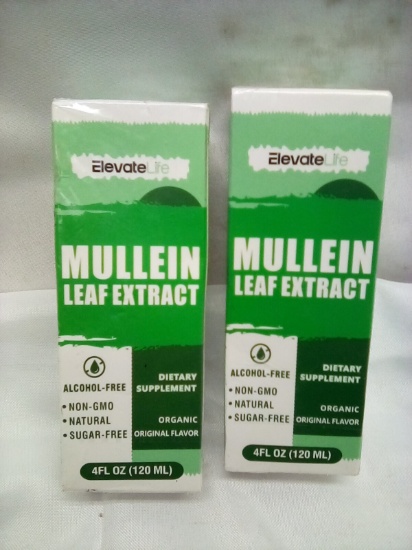 Qty 2 Mullein Leaf Extract Dietary Supplement