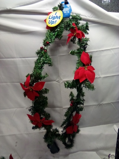 Holiday Style 6ft LED Garland with Clear Lights (Lights Up)