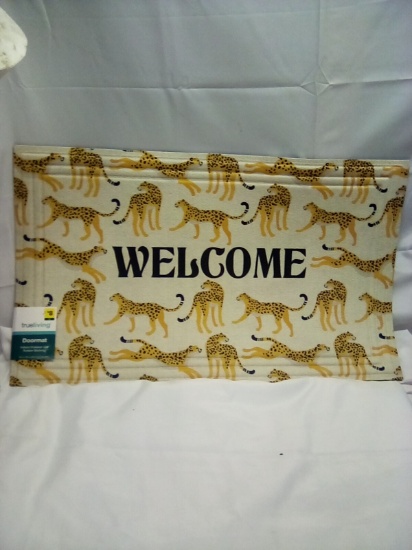 True Living Indoor/Outdoor Rubber Backing Mat 18” x 30”