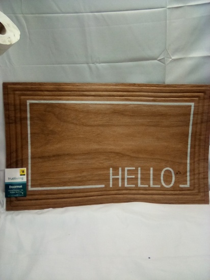 True Living indoor/Outdoor Rubber Backing Mat 18” x 30”