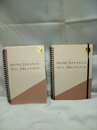 Qty 2 Home Finance & Bill Organizer