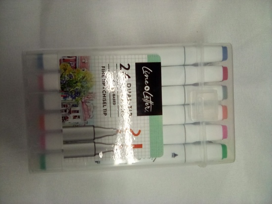 Line & Letter 24 Dual Tip Markers