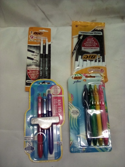 Misc Pen Lot Qty 4 Packs