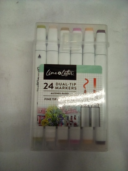 Line & Letter 24 Dual Tip Markers