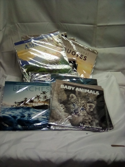 Misc Out Dated Calendars (great for art projects) Qty 40