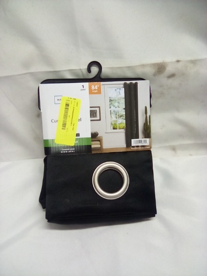 Main Stays Black Curtain 1 Panel 40” x 84”