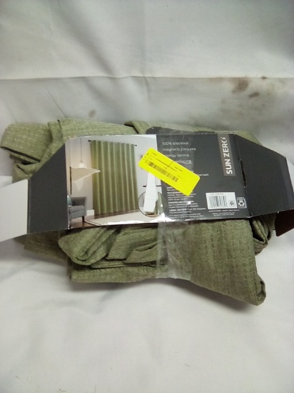 Sun Zero Sage Green Curtains 2 Panels